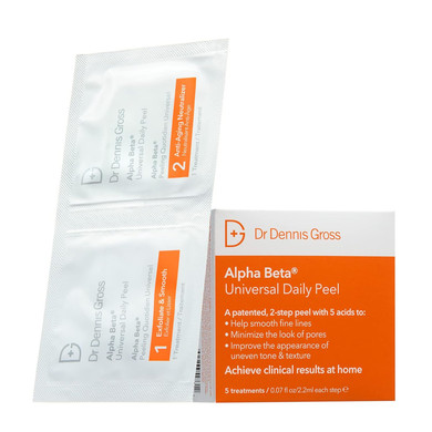 Dr. Dennis Gross Alpha Beta Universal Daily Peel: For Uneven Tone Or Texture And Fine Lines Or Enlarged Pores, (60 Treatments)