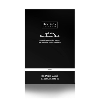 Revision Skincare Hydrating Biocellulose Mask, Soothing Treatment For Sensitive, Dry, And Irritated Skin, Reduces Discomfort And Enhances Skin Barrier Recovery, 1 Sheet