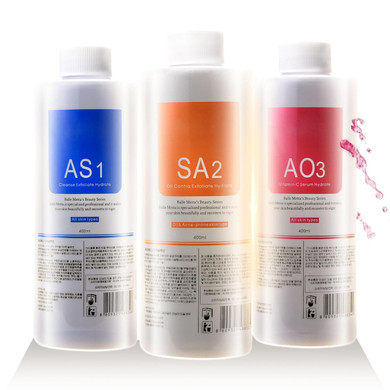 Professional Hydro Peeling Solution For Hydrodermabrasion Machines  Bubble Solution For All Skin Types (As1, Sa2, Ao3)  Deep Cleansing, Hydration, And Anti-Aging