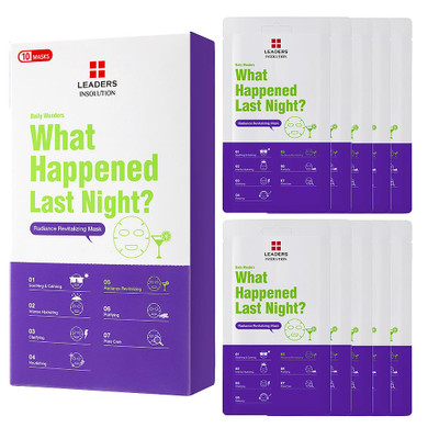 Leaders Insolution Daily Wonders Too Much Fun In The Sun? Facial Mask Sheet Soothing And Calming Hydrating Korean Skincare (10 Sheets)