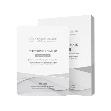 Ceutisome Ag Mask  Premium Black Caviar Anti-Aging, Anti-Wrinkle Facial Sheet Mask, Rejuvenating & Firming (6 Sheets/Box)