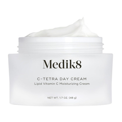 Medik8 C-Tetra Day Cream - Lipid Vitamin C Face Cream - Hydrates, Smoothens And Brightens - Luminous And Lightweight Face Moisturizer - 1.7 Oz