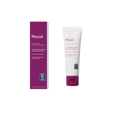 Murad Quick Relief Colloidal Oatmeal Treatment For Sensitive Skin -Soothing Cream For Itchy Skin, Eczema Rash And Dermatitis Irritation - Gentle Hydrating Skin Care Treatment, 1.7 Fl Oz