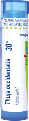 Boiron Thuja Occidentalis 30C Homeopathic Medicine For Painless Wart Removal - 80 Pellets