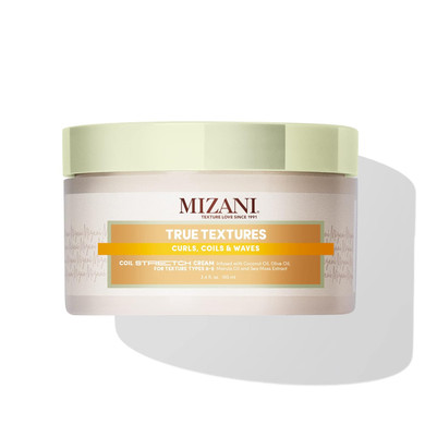 Mizani True Textures Coil Stretch Cream - Soft Hold Curl Shamping Cream, Non-Drying For Curly & Coily Hair