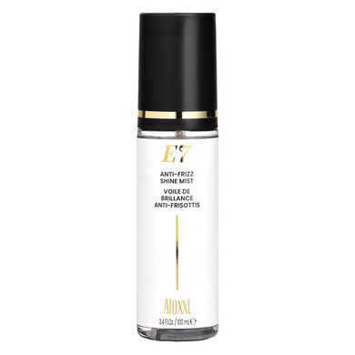Aloxxi E7 Anti-Frizz Shine Mist, Dry Oil Hair Mist With 7 Essential Oils, Tames Frizz & Boosts Radiance, Safe For Color-Treated Hair, 3.4 Fl Oz