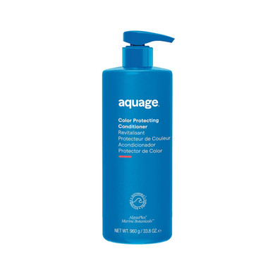 Aquage Color Protecting Conditioner, Deep-Penetrating Moisturizer Seals In Haircolor, Infused With Nutrient-Rich Sea Botanicals, Restores Hair And Adds Shine, 8 Oz