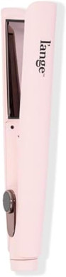 L'Ange Hair Le Titane Titanium Curling Flat Iron For All Hair Types | Dual Voltage For Travel | Hair Straightener And Curler 2 In 1 (Blush 1")