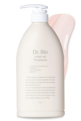 Dr. Bio Wrap-Up Treatment (25.36Oz/750Ml)| Damaged Hair Repair Treatment, Moisturizing Protein Conditioner For Volume With Probiotics & Amino Acid, Sensitive Scalp Relief, Korean Hair Care, Vegan