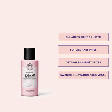 Maria Nila Luminous Colour, Reduces Colour Loss From Washing, Pomegranate Counteracts Dehydration, 100% Vegan & Sulfate/Paraben Free