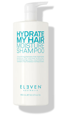 Eleven Australia Hydrate My Hair Shampoo - Moisturizing, Color-Safe, Anti-Frizz, Nourishing Formula For Dry, Damaged Hair - Protects Against Heat & Environmental Damage, For Daily Use