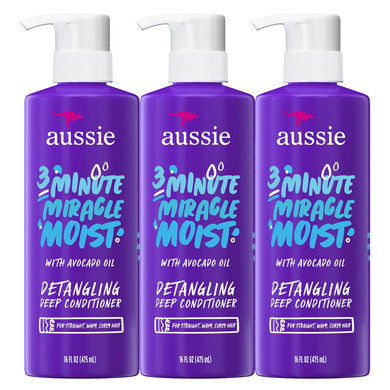Aussie 3 Minute Miracle Moist Deep Conditioning Treatment 8 Fl Oz