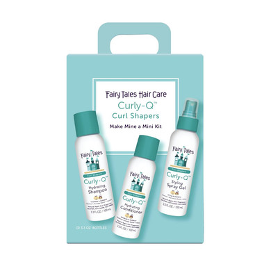 Fairy Tales Curly Q Hydrating Shampoo And Conditioner Set - Paraben, Sulfate, Gluten, Nut Free - For All Curl Types Including Multi Cultural Hair
