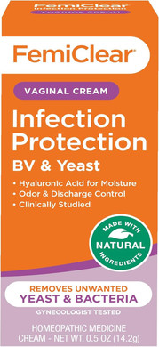 Femiclear Infection Protection Against Bv & Yeast - Natural Feminine Care Cream