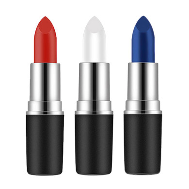 Mysense Usa Flag Pride Red White And Blue Face Body Paint Stick, 4Th Of July Accessories, Independence Day Patriotic Face Paint, Eye Black Stick For Football Baseball Softball