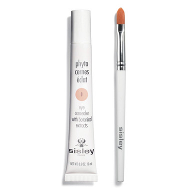Sisley Paris Phyto-Cernes Eclat, No. 1 - 15 Ml - Eye Concealer - Tinted Anti-Dark Circles Product - Instantly Masks Dark Circles & Targets Puffiness - Natural, Long-Wear Finish - Includes Brush