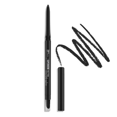 It Cosmetics Superhero No-Tug Retractable Eyeliner - All-Day Wear, Waterproof Formula WonT Smudge - With Avocado Oil, Chamomile Extract, Vitamin E & Carnauba Wax - 0.008 Oz
