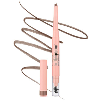 Maybelline Total Temptation Eyebrow Definer Pencil, Medium Brown, 2 Count