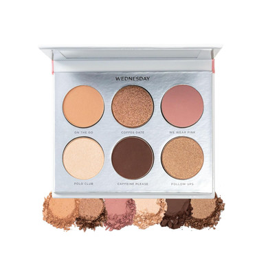 Pür Beauty On Point Eyeshadow Palette, Matte, Shimmer & Metallic Shades, Skincare-Infused Formula