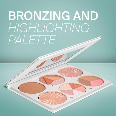 Ofra On The Glow Highlighting And Bronzing Palette By Ofra For Women - 1 Pc Palette
