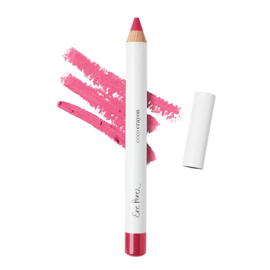 Ere Perez - Natural Coco Crayon Hydrating Lip Color | Baobab + Coconut Oil, Silica, Vitamin E | Protect, Nourish, Repair | Vegan, Cruelty-Free, Clean Beauty (Charm, 0.01 Oz | 3 G)