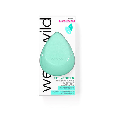 Wet N Wild Seeing Green Beauty Blender Makeup Sponge Envirormental Friendly Decomposable