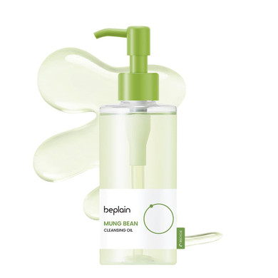 Beplain Mung Bean Cleansing Oil(6.76Fl.Oz/200Ml)| Fragrance-Free | Non-Comedogenic Tested| Makeup Blackhead Remover & Deep Pore Cleanser| Suitable For Sensitive Skin| Double Cleansing Korean Skincare
