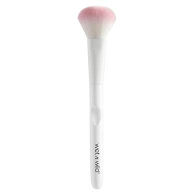 Wet N Wild Blush Brush, Makeup Brush For Mineral & Liquid Makeup, Plush Fibers, Ergonomic Handlewhite - Powder