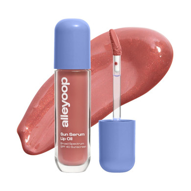Alleyoop Sun Serum Lip Oil Spf 40  Tinted Lip Oil With Spf, Hydrating Tinted Lip-Moisturizer For Women, Lips Sunscreen For Cracked Lips, Smooths & Soothes, Vegan, Travel-Friendly, Daylight