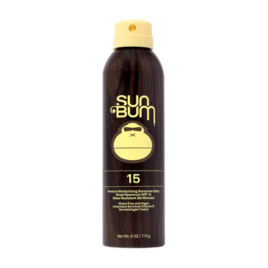 Sun Bum Original Spf 15 Sunscreen Body Spray - Broad Spectrum Moisturizing Sunscreen With Vitamin E - Hawaii 104 Act Compliant (Made Without Octinoxate & Oxybenzone) - 6 Oz