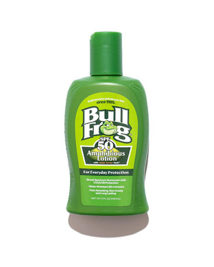 Bullfrog Sunscreen Amphibious Lotion Spf 50 | Oxybenzone & Octinoxate Free | Broad Spectrum Moisturizing Uva/Uvb, 5Oz