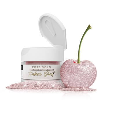 Bakell - Burgundy Red Tinker Dust (5G, 1X Jar) Edible Glitter For Food, Desserts, And Beverages!