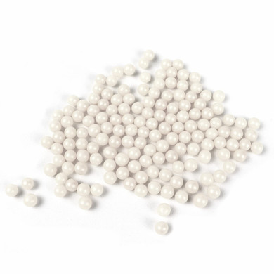 O'Creme White Edible Sugar Pearls Cake Decorating Supplies For Bakers: Cookie, Cupcake & Icing Toppings, Beads Sprinkles For Baking, Certified, Candy