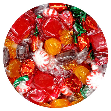 Old Fashioned Hard Candy Assortment, 3 Pound Bulk Candy (Approx. 225 Pcs.), Butterscotch, Root Beer Barrels, Strawberry Filled Bon Bons, Cinnamon Discs, Starlight Peppermints