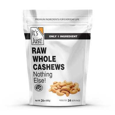 It'S Just - Whole Cashews, Premium Fancy Nuts (Raw (Soft) / Unsalted, 1.5 Pound)