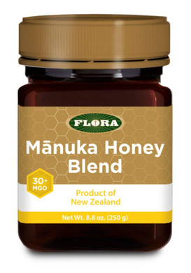 Flora - Manuka Honey - Mgo 30+ - Sustainable Honey From New Zealand - Non-Gmo & Unpasteurized - 8.8 Oz. Jar