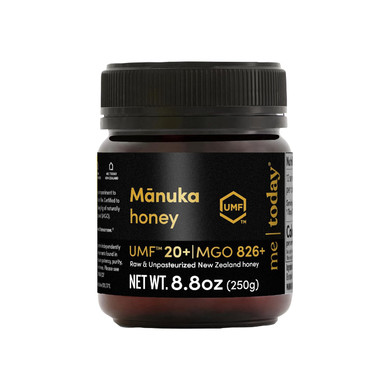 Me Today Manuka Honey, Umf 20+/Mgo 826+ From New Zealand Authentic, Raw & Unpasteurized Honey | Raw Manuka Honey For Daily Wellness Support | Delicious Honey Crafted By Bees In 8.8Oz