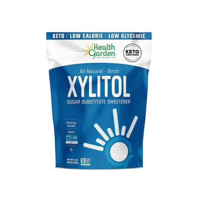 Health Garden Birch Xylitol Sweetener - 5 Lbs Resealable Bag - Pure Birch Xylitol - Non Gmo, Kosher, And Made In The U.S.A. - Ideal Powdered Sugar Substitute - Non-Gmo Sugar Alternative