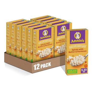 Annie'S Homegrown Spirals With Butter And Parmesan - 5.25 Oz2