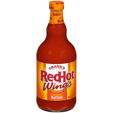 Frank'S Redhot Wings Sauce, Buffalo, Ready-To-Use, Shake Or Pour Over Wings, Sandwiches, Pizza, And More For Buffalo-Style Flavor, 12 Fl Oz