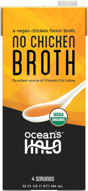 Ocean'S Halo, Organic And Vegan No Chicken Broth, 32 Fl Oz