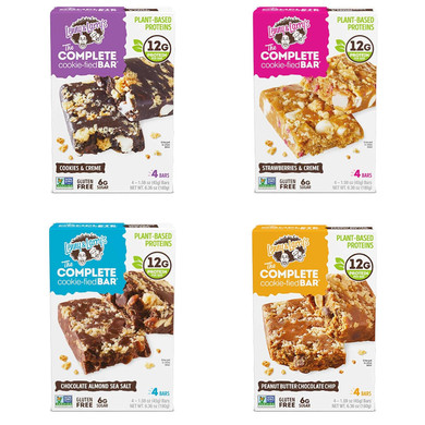 Lenny & Larry'S Cookie-Fied 16-Bar, 4 Flavor Variety Pack, Plant-Based Protein Bars, Gluten Free, Vegan Non-Gmo 16-Count
