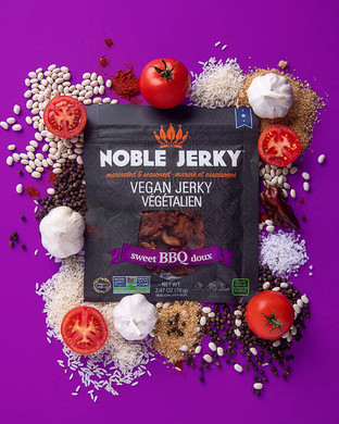 Noble Jerky - Vegan, Vegetarian, Plant Based Snack, Non-Gmo (Chipotle, 12 Bags (70 Gram Bags))