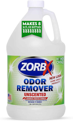 Zorbx Unscented Odor Remover Spray 32 Oz - Perfect Solution For Strong Odor - Advanced Trusted Formula & Fast-Acting Odor Eliminator For Dog, Cat, Puppy