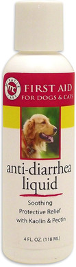 Miracle Care Anti Diarrhea Liquid, Relief For Dogs And Cats, 2 Ounce, Kaolin And Pectin Soothes Upset Stomach