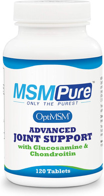 Kala Health Msmpure Advanced Joint Support Tablets  Glucosamine, Chondroitin, Optimsm, Ester-C & Manganese For Joint Health, Flexibility & Mobility  Vegetarian-Sourced Glucosamine, 120 Count