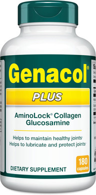 Genacol Plus  Glucosamine And Collagen Joint Supplement, Lubricates, Protects And Maintains Heathy Joints, Relieves Joint Discomfort Plus, 180 Capsules (60-Day Supply)
