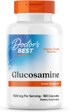Doctor'S Best Glucosamine, Non-Gmo, Gluten & Soy Free, Joint Support, 750 Mg, 180 Count