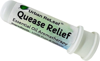 Urban Releaf Quease Relief Essential Oil Aromatherapy Nasal Inhaler  Pure Undiluted Oils For Queasy Nausea Tummy, Easy Open Snap Top. Made In Usa. Alcohol-Free. No Mess. Pocket Size
