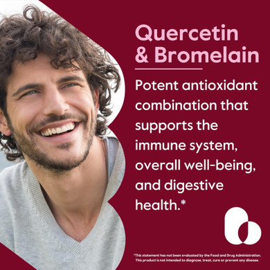 Bestvite Quercetin With Bromelain 500Mg/250Mg (240 Vegetarian Capsules) (120 X 2) - No Stearates - No Silicon Dioxide - Vegan - Non Gmo - Gluten Free